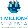 One million enrollments across all versions of this course